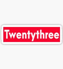 twenty three Years old funny 23rd birthday Sticker