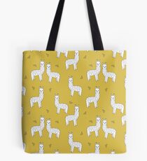 Alpaca - Mustard by Andrea Lauren Tote Bag
