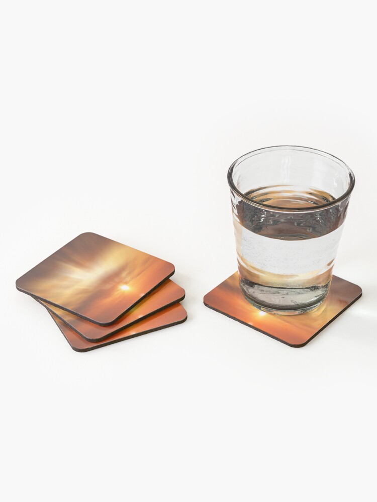 Alternate view of A golden dawn Coasters (Set of 4)