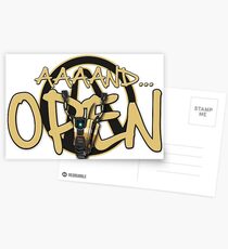 Claptrap AND OPEN Postcards