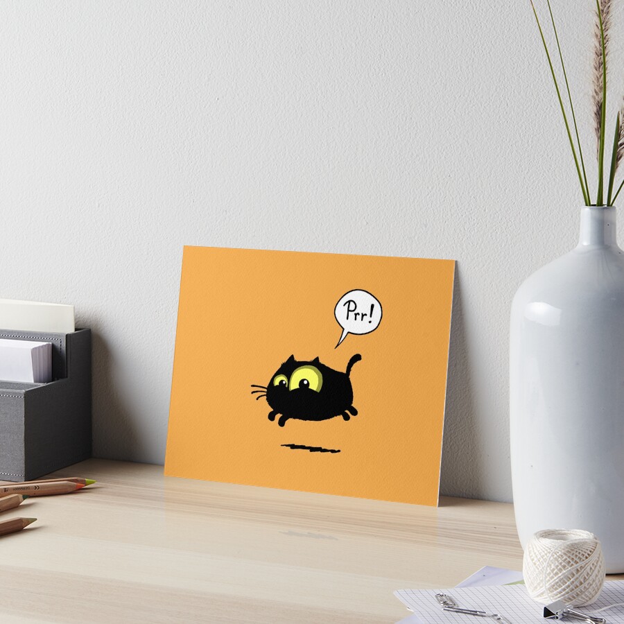 Prr! Art Board Print