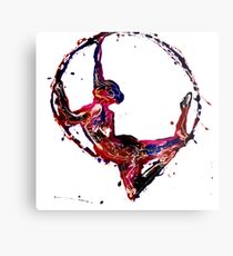 Splatter Hoop Metal Print