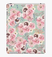 Vinilo o funda para iPad Rosas botánicas de la acuarela rosada en colores pastel del vintage