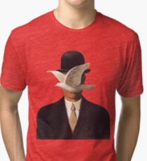 Rene Magritte Mania Tri-blend T-Shirt