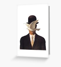 Rene Magritte Mania Greeting Card