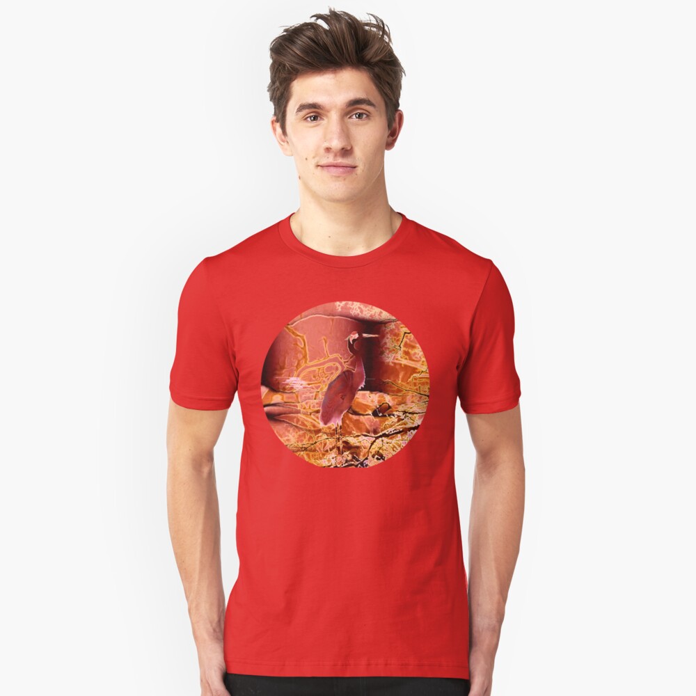 Migratory Cranes Slim Fit T-Shirt