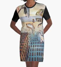 The Disintegration of the Persistence of Memory-Salvador DalĂ Graphic T-Shirt Dress