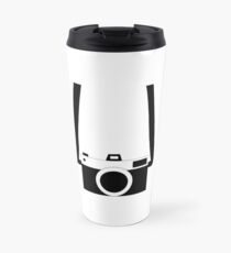 Black and White Camera Travel Mug