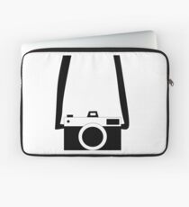 Black and White Camera Laptop Sleeve