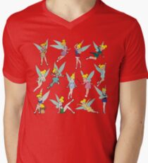 Princesses tinkerbell Men's V-Neck T-Shirt