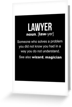 "Lawyer Definition" Greeting Cards by LazyGreyBear | Redbubble