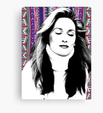 Meryl Streep is more hip than you. Canvas Print