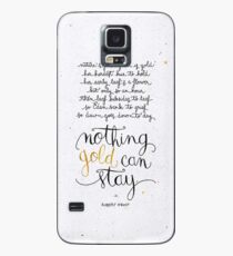 Funda/vinilo para Samsung Galaxy Nada Dorado puede quedarse