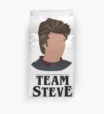 team steve Duvet Cover