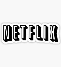 Netflix WHITE Sticker