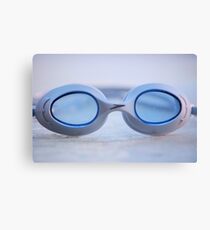 Swim Goggles Canvas Print