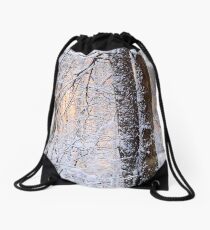 Snowy Wednesday Morning Drawstring Bag
