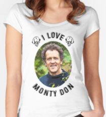 I Love Monty Don Women's Fitted Scoop T-Shirt
