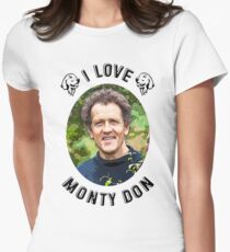 I Love Monty Don Women's Fitted T-Shirt