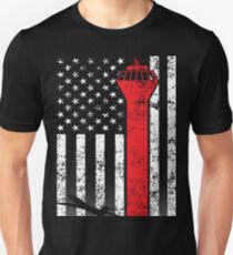 Air Traffic Control USA Flag Shirt Unisex T-Shirt