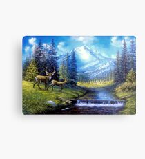 Sierra Bergwiese Metallbild