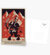 Krampusnacht 2017 - Rot & Schwarz Postkarten