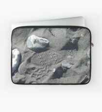 Footstep in Sand Laptop Sleeve