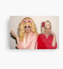 Trixie Mattel and Katya Metal Print