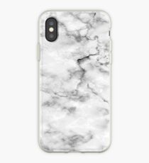 Schwarzweiss-Marmormuster - cooler heller Granit-Entwurf iPhone-Hülle & Cover