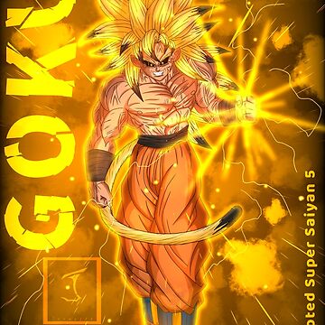 Corrupted Super Saiyan 5 GOKU | Dragon Ball NEW AGE INSPIRED | Sticker