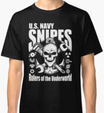 United States Navy Pit Snipes Design Classic T-Shirt