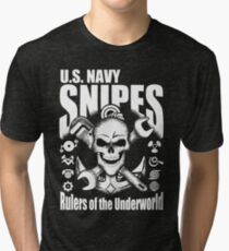 United States Navy Pit Snipes Design Vintage T-Shirt