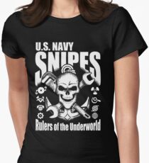 United States Navy Pit Snipes Design Tailliertes T-Shirt