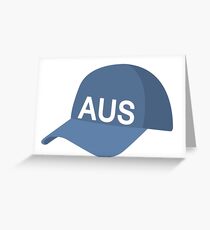 Austin Bergstrom Baseball Cap Greeting Card