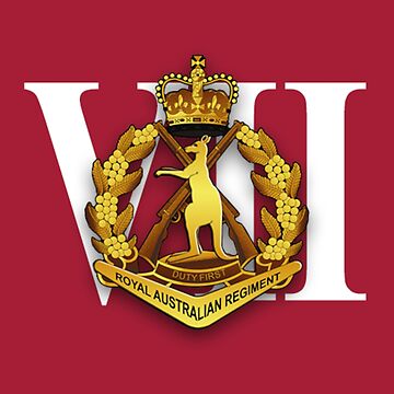 "7 RAR Corps Badge and Colours " Sticker for Sale by RENAGADE4LYF ...