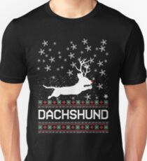 Dachshund Through The Snow Unisex T-Shirt