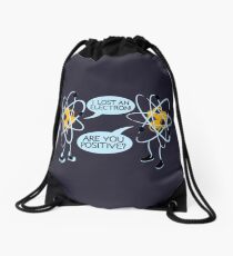 Electrons - Geek, nerd shirt - Peter Parker Shirt, Spiderman Homecoming shirt Drawstring Bag