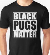 Schwarze Mops-Angelegenheit Schwarze Mops-Liebhaber Slim Fit T-Shirt