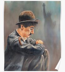 Charlie Chaplin. Hard Times Poster