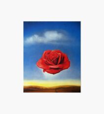 The Meditative Rose-Salvador Dali Art Board