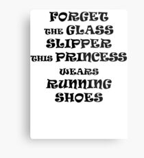 This Princess Wears Running Shoes Metal Print