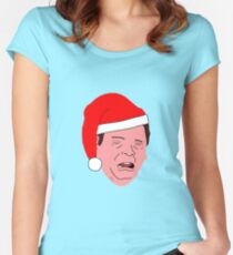 Ian Beale - Santa Bealey Women's Fitted Scoop T-Shirt