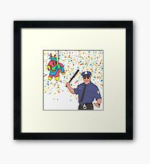 Beat the pinata Framed Print