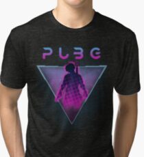 PUBG (Playerunknown's Battlegrounds) 80s Retro Tri-blend T-Shirt