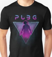 PUBG (Playerunknown's Battlegrounds) 80s Retro Unisex T-Shirt