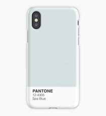 Spa Blue Pantone iPhone Case