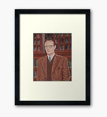 Rupert Giles in his natural habitat Framed Print