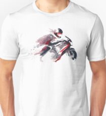 Motorcycle speed through space Slim Fit T-Shirt