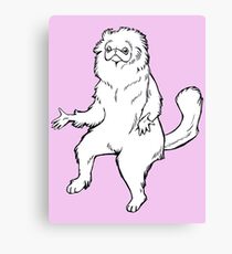 Persian Cat Room Guardian Design Canvas Print