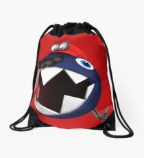 Chain Chomp Mario Drawstring Bag